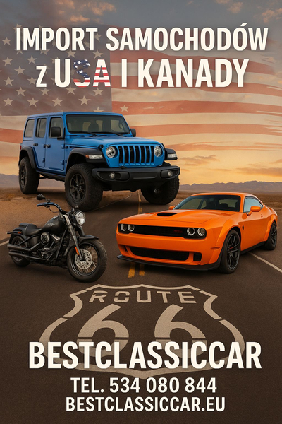 Zdjęcie na okładce dla BEST Classic Car - Import aut z USA i Kanady, motocykli oraz łodzi